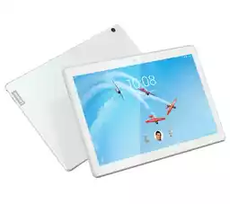Lenovo TAB M10 biały front lewy bok i tył Lenovo TAB M10 biały front lewy bok i tył