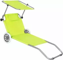 Leżak z kółkami Leżak z kółkami