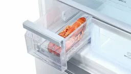 Lodówka Haier A3FE742CMJ srebrna prezentacja homara w szufladzie Instant Cool Box Lodówka Haier A3FE742CMJ srebrna prezentacja homara w szufladzie Instant Cool Box