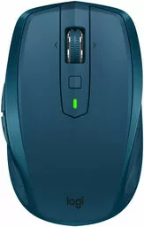 Logitech MX Anywhere 2S myszka Po prawej stronie RF Wireless Bluetooth Niebieska