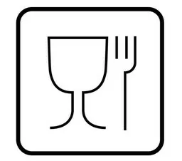 Piktogram - przeznaczony do kontaktu z jedzeniem 