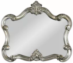 Lustro ścienne w srebrnej ramie 92x109 Lustro ścienne w srebrnej ramie 92x109