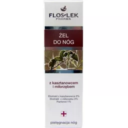 Żel do nóg z kasztanowcem i miłorzębem FlosLek Żel do nóg z kasztanowcem i miłorzębem FlosLek