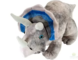 Maskotka Triceratops Wild Republic szaro niebieska