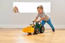 Lena Traktor z ÄšadowarkĂ przedniĂ duÄšzy zielony ÄšzÄlÄšty Lena Traktor z ÄšadowarkĂ przedniĂ duÄšzy zielony ÄšzÄlÄšty