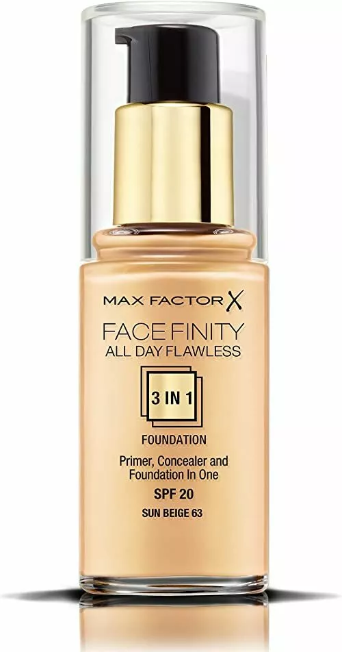 max factor face finity all day flawless podklad 3 w 1 63 sun beige