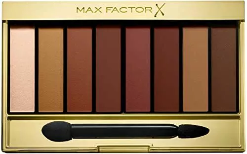 max factor masterpiece nude palette matte sunset 07 paleta cieni do powiek z 8 brazowymi odcieniami