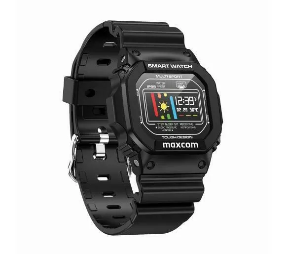smartwatch maxcom fw22 classic czarny w skos