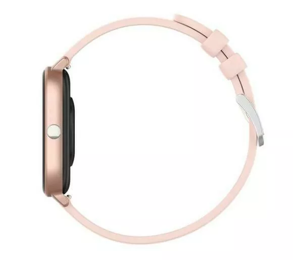 smartwatch maxcom fit fw35 aurum rozowo zloty z boku