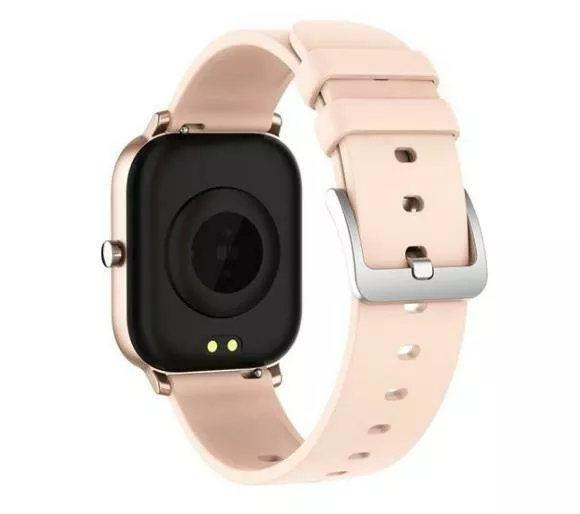 smartwatch maxcom fit fw35 aurum rozowo zloty z tylu