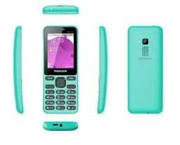 Telefon MAXCOM MM139 niebieski ze wszystkich stron