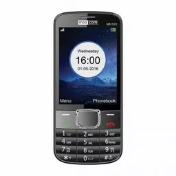 MAXCOM MM320 czarny front MAXCOM MM320 czarny front