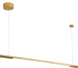 Lampa wisząca Maxlight złota typu tuba Lampa wisząca Maxlight złota typu tuba