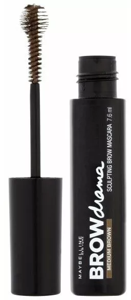 maybelline brow drama sculpting mascara medium brown 7 mascara do brwi