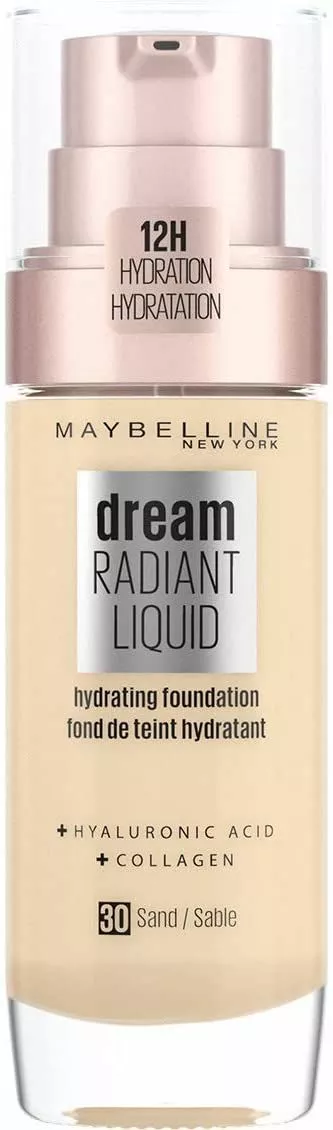 maybelline dream radiant liquid tono 30 sand base podklad do twarzy