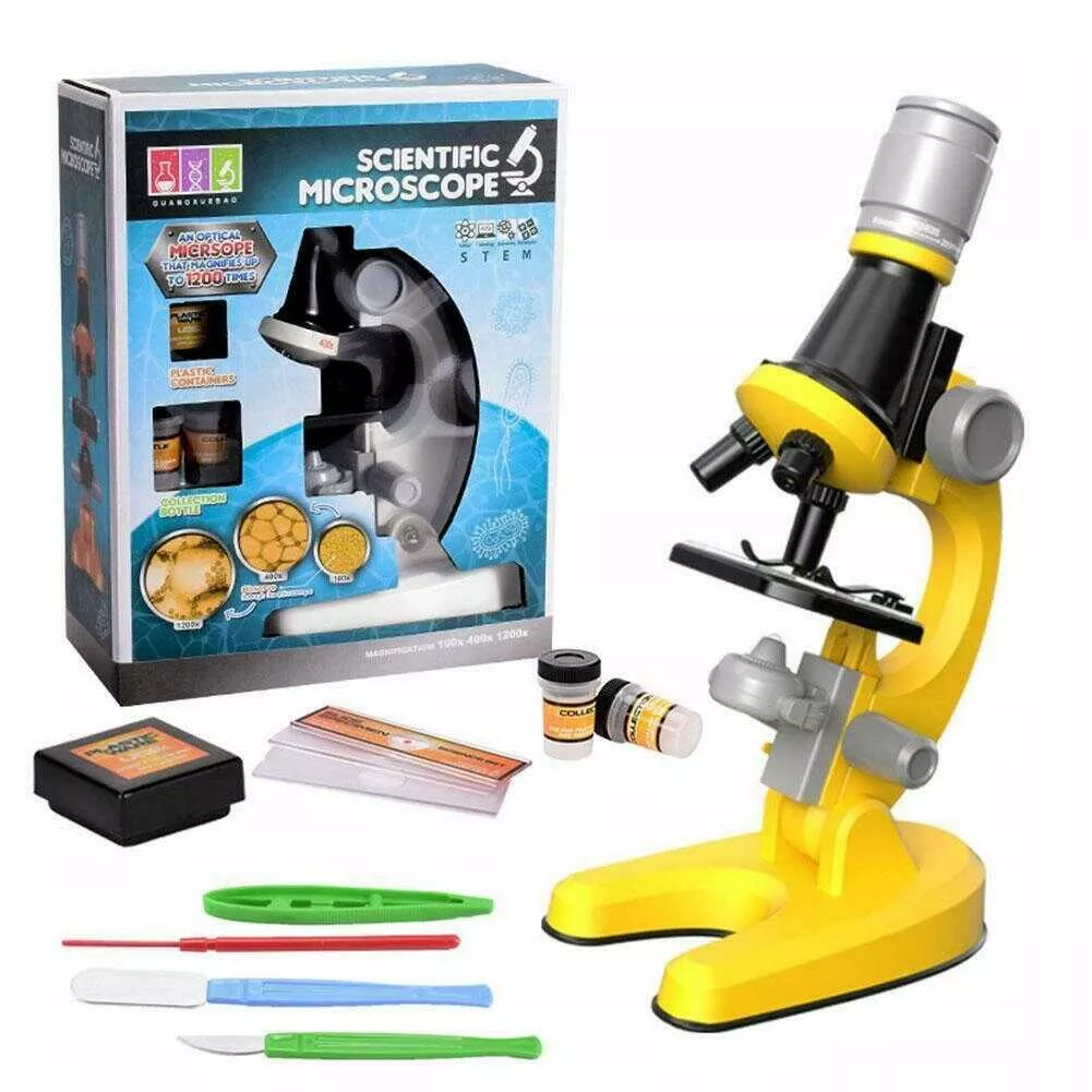 mikroskop dla malego naukowca szkolny mikroskop