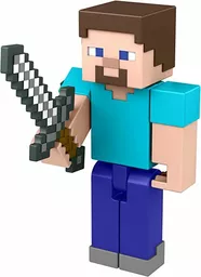 Mattel Minecraft HFC28 Steve Figurka podstawowa do zabawy dla fanów i dzieci Mattel Minecraft HFC28 Steve Figurka podstawowa do zabawy dla fanów i dzieci