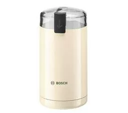 Młynek do kawy Bosch TSM6A017C kremowy widok na młynek z pojemnikiem