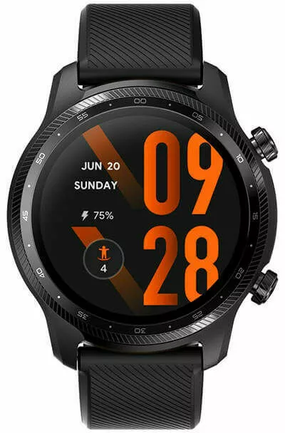 mobvoi ticwatch pro 3 ultra gps czarny smartwatch front