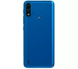 Motorola Moto E7 Power niebieski tył