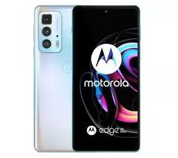Motorola edge 20 pro biały front i tył