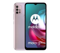 Motorola Moto g30 6 128GB widok na lawendową obudowę Motorola Moto g30 6 128GB widok na lawendową obudowę