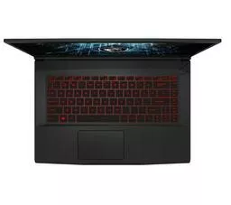Laptop MSI GF65 Thin z góry Laptop MSI GF65 Thin z góry