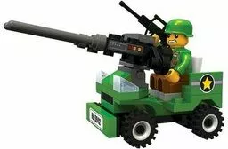 Klocki konstrukcyjne Blocki Myarmy wóz z działem Klocki konstrukcyjne Blocki Myarmy wóz z działem