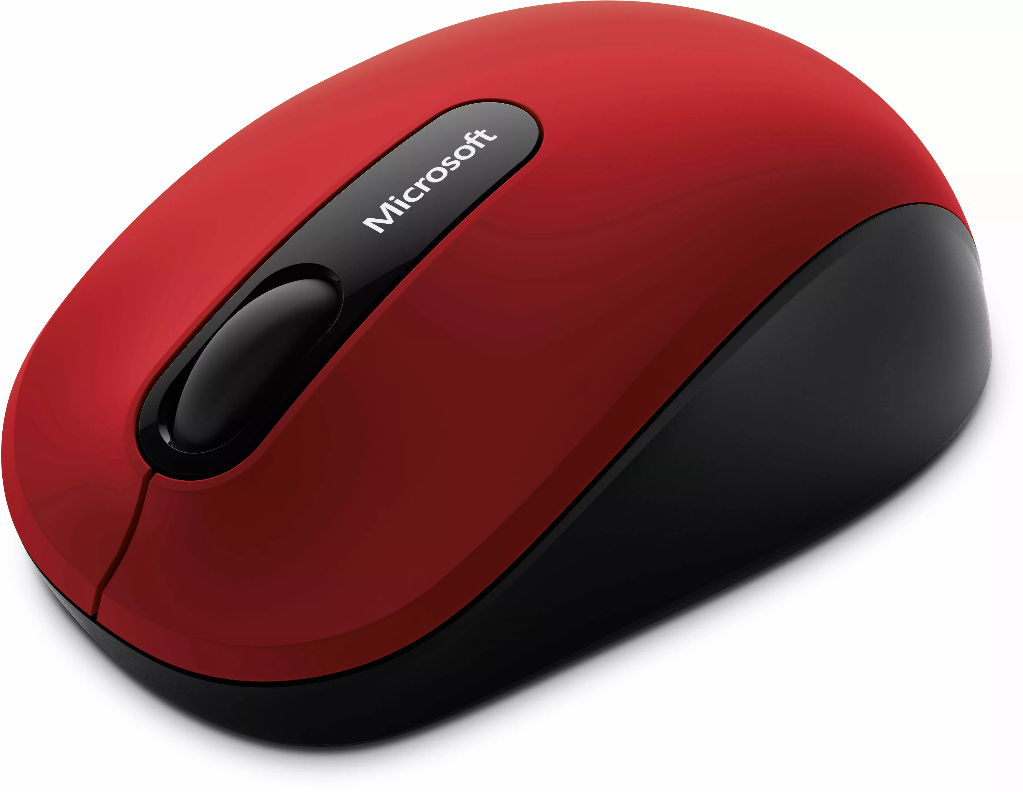 myszy microsoft bluetooth mobile 3600 czerwony przod