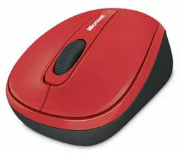 Myszy Microsoft Wireless Mobile 3500 czerwony przód