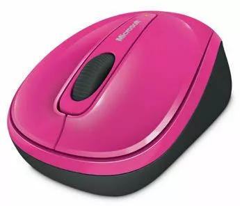 myszy microsoft wireless mobile 3500 rozowy przod