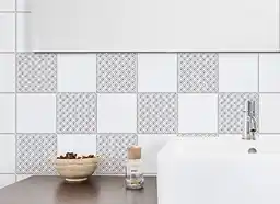 Naklejki na płytki w modnych geometrycznych kształtach Naklejki na płytki w modnych geometrycznych kształtach