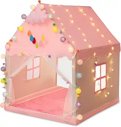 Namiot dla dziewczynek do pokoju ErgoCar różowy domek
