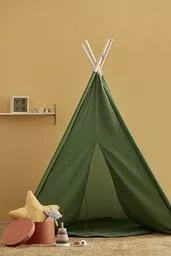 Tipi dla dzieci w kolorze butelkowej zieleni Tipi dla dzieci w kolorze butelkowej zieleni