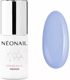 Neonail lakier hybrydowy 7 cover base protein pastel blue