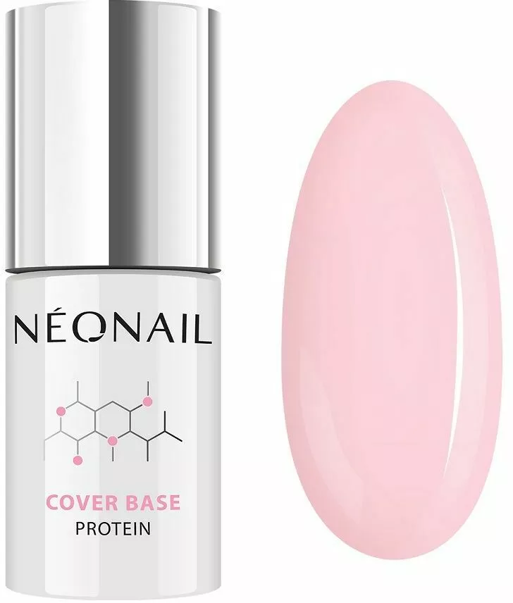 neonail professional cover base protein nude rose 7 proteinowa baza do lakieru hybrydowego