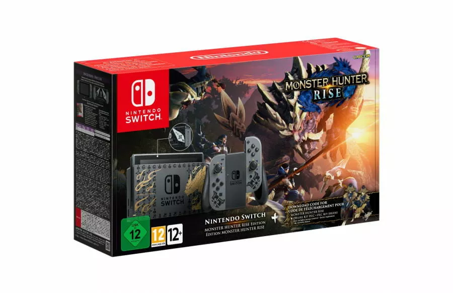 konsola nintendo switch monster hunter rise edition