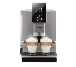 Ekspres Nivona CafeRomatica 930 srebrny przód widok na zaparzanie dwóch kaw