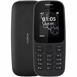 Nokia 105 TA-1174 czarny front i tył