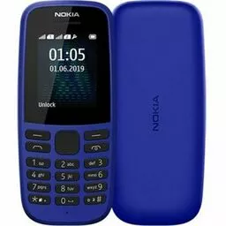 Nokia 105 TA-1203 czarny front i tył