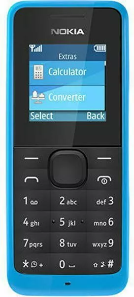 nokia 105 czarny front