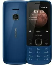 NOKIA 225 niebieski front i tył NOKIA 225 niebieski front i tył
