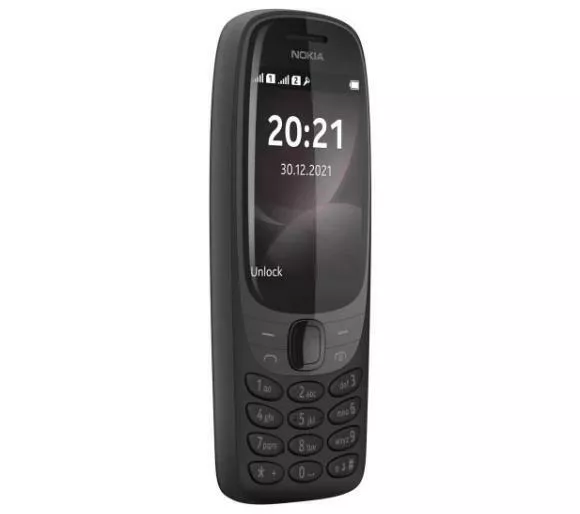 nokia 6310 ta 1400 ds czarny front lewy bok