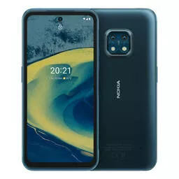 Nokia XR20 niebieski front i tył