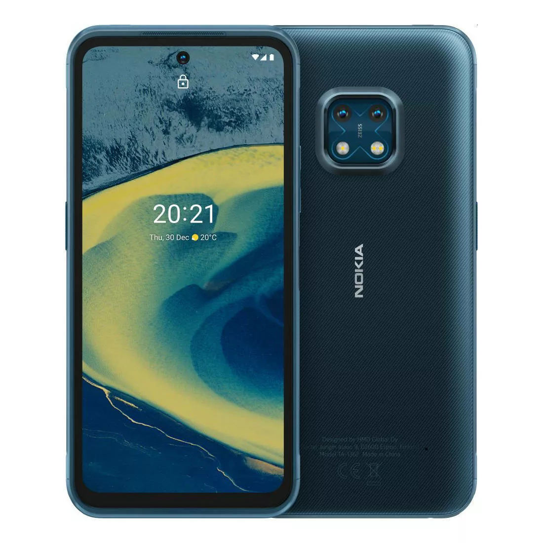 nokia xr20 niebieski front i tyl