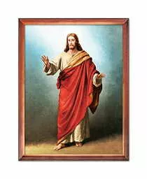 Obraz Jezusa Chrystusa w ramie