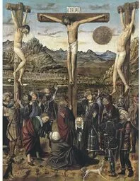 Obraz przedstawiający ukrzyżowanie Chrystusa