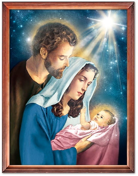 Obraz Świętej Rodziny z Gwiazdą Betlejemską