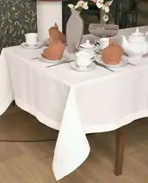 Obrus lniany z wypustką rozm 140x180 220 260 280 300 Obrus lniany z wypustką rozm 140x180 220 260 280 300