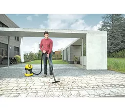 Odkurzacz Karcher WD 3 Premium Set żółto srebrny propozycja zastosowania na zewnątrz Odkurzacz Karcher WD 3 Premium Set żółto srebrny propozycja zastosowania na zewnątrz